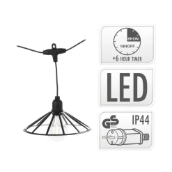 Lampki żarówki Party light Led 5,5m * Progarden Hot