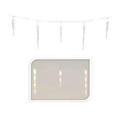 Lampki Sople 72 led ciepły biały + timer * H&S Decoration Best