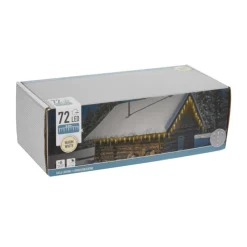 Lampki Sople 72 led ciepły biały + timer * H&S Decoration Best