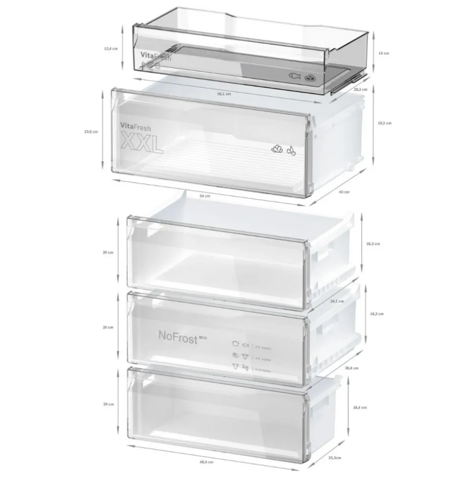 Lodówka BOSCH KGN492IDF No Frost