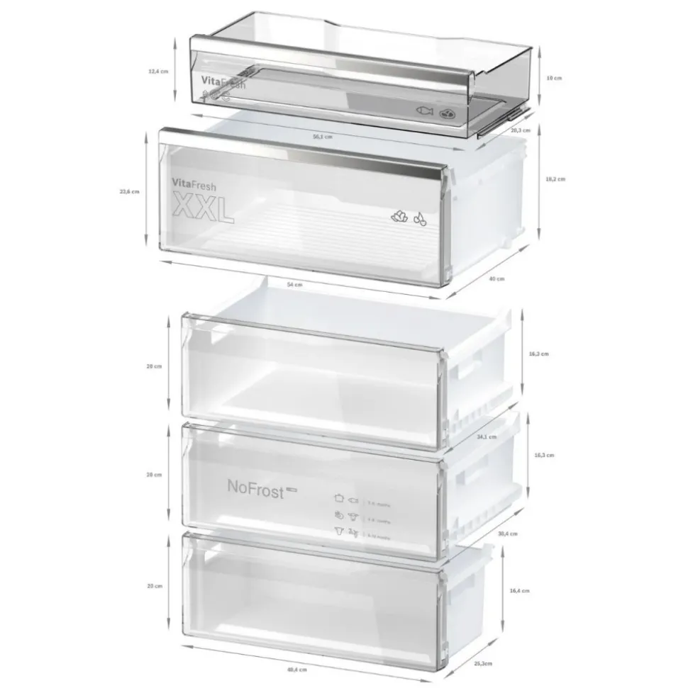 Lodówka BOSCH KGN49LBCF No Frost