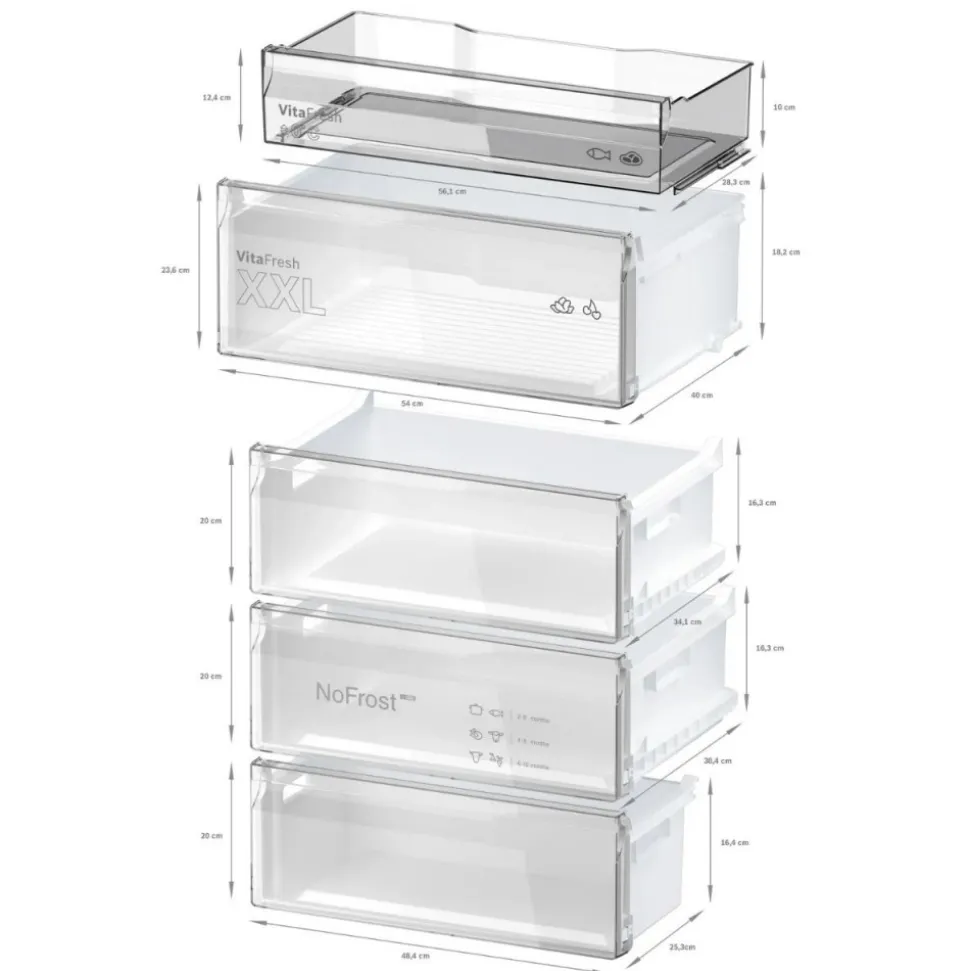 Lodówka BOSCH KGN49OCAF No Frost