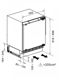 Lodówka do zabudowy MPM-116-CJI-17/E