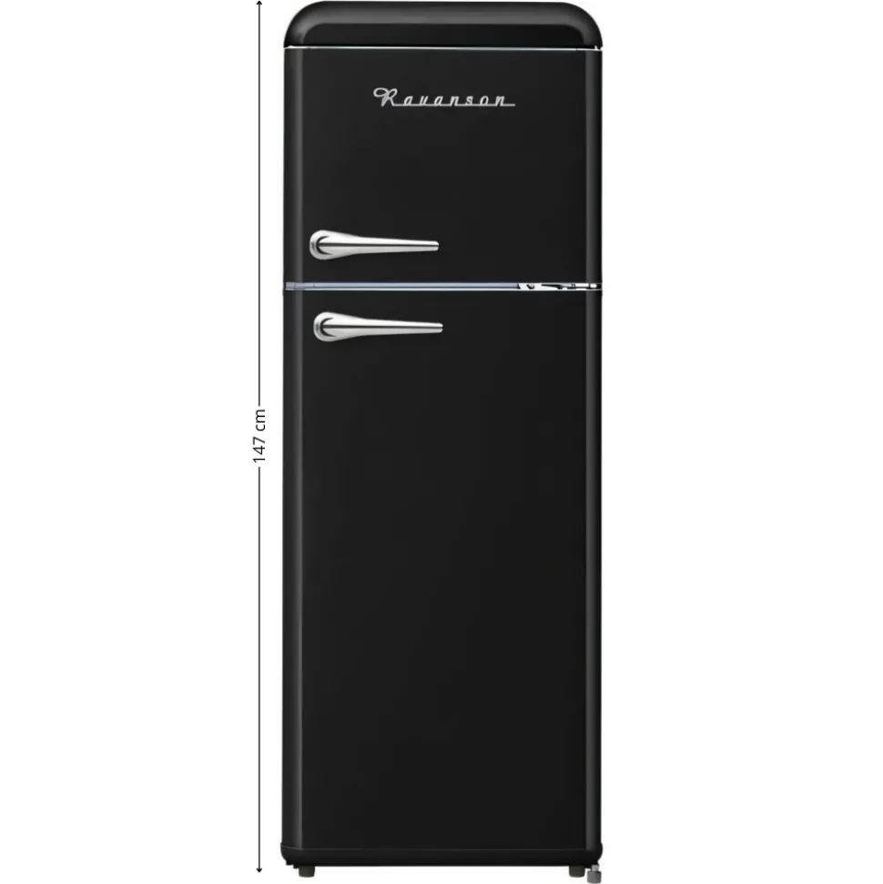 Lodówka RAVANSON LKK-210RB Retro