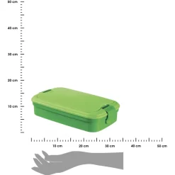 Lunchbox ze sztućcami CURVER Lunch&Go zielony 1,4 l