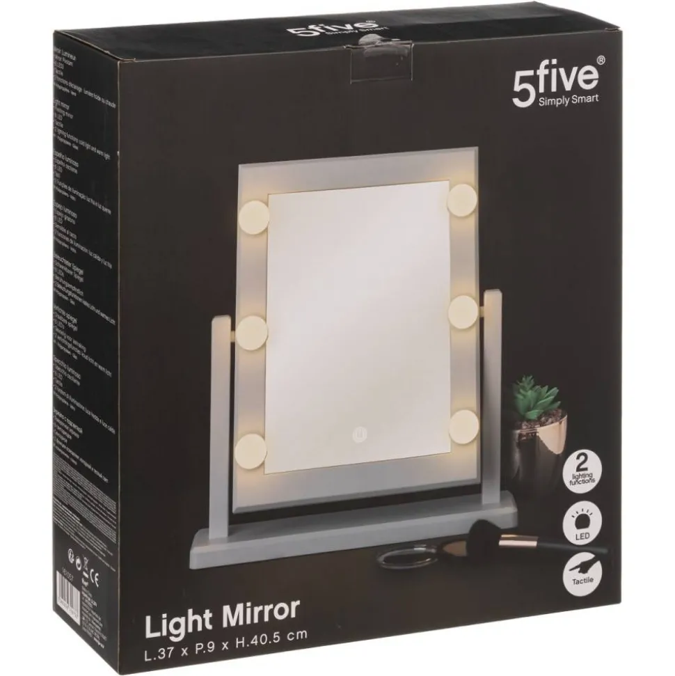 Lusterko z oświetleniem LED White