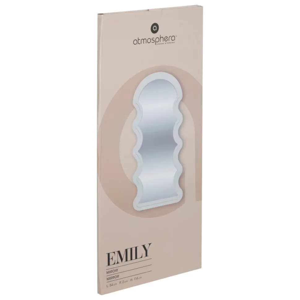 Lustro ścienne Emily 114 x 54 cm białe