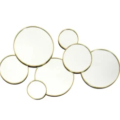 Lustro dekoracyjne AURA GOLD okrągłe