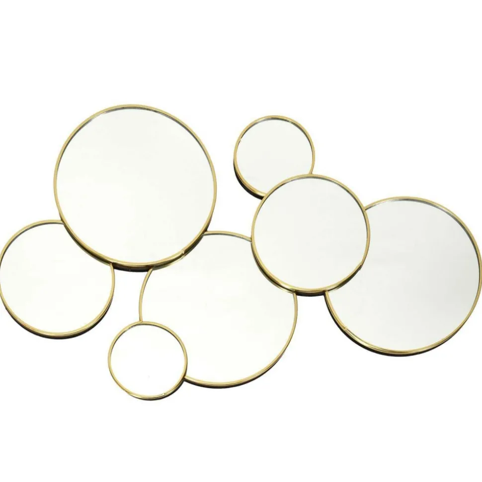 Lustro dekoracyjne AURA GOLD okrągłe