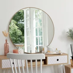 Lustro ścienne Alice 76 cm złote * Atmosphera Outlet