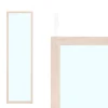 Lustro na drzwi 30x120 cm beżowe * GIFTDECOR New