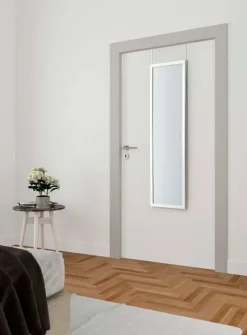 Lustro na drzwi 30x120 cm białe * GIFTDECOR Hot