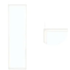 Lustro na drzwi 30x120 cm białe * GIFTDECOR Hot