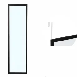 Lustro na drzwi 30x120 cm czarne * GIFTDECOR Sale