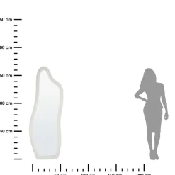 Lustro stojące Emily 160 x 58 cm białe * Atmosphera Outlet