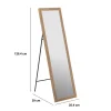 Lustro stojące podłogowe brązowe 35x125 * 5five Simply Smart Best