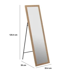 Lustro stojące podłogowe brązowe 35x125 * 5five Simply Smart Best