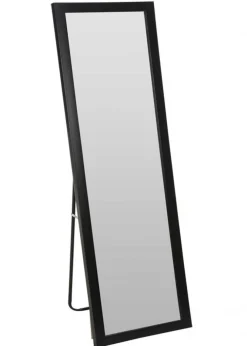 Lustro stojące podłogowe w czarnej ramie 125x36 cm * H&S Decoration Clearance