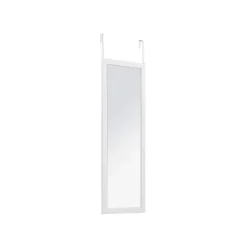Lustro zawieszane na drzwi białe 110x36 * Atmosphera Discount