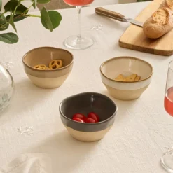 Mała miska z ceramiki Kate 300 ml beżowa