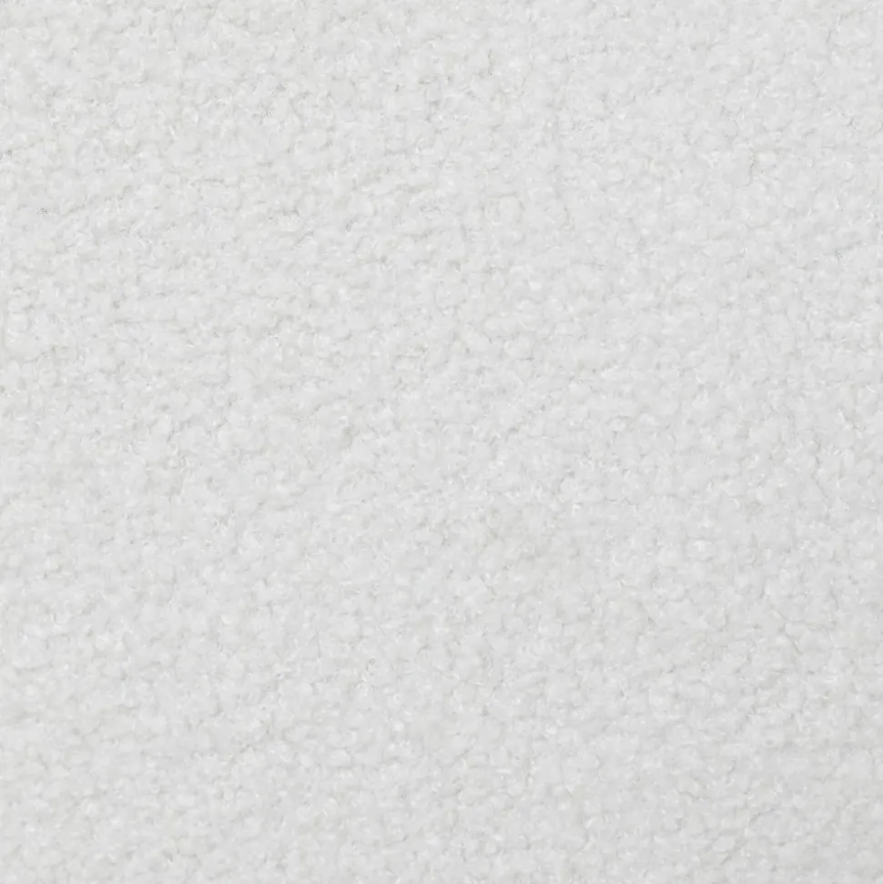 Mała sofa biała boucle Insi