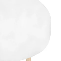 Mała sofa biała boucle Insi