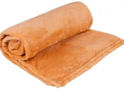 Maskotka z kocykiem BULDOG brąz 50 cm koc 160x110 cm * HowHomely Clearance