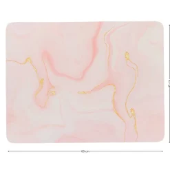 Mata łazienkowa absorbująca CARRARE 45x60 cm róż