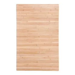 Mata łazienkowa bambus jasny beż 80 cm