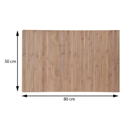 Mata łazienkowa bambus oliwkowa 80 cm