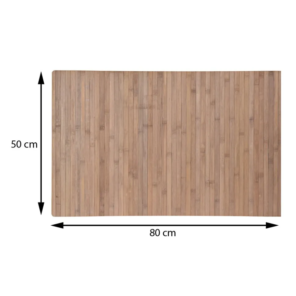 Mata łazienkowa bambus oliwkowa 80 cm