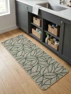 Mata kuchenna podłogowa JUNGLE beż 50x120 cm