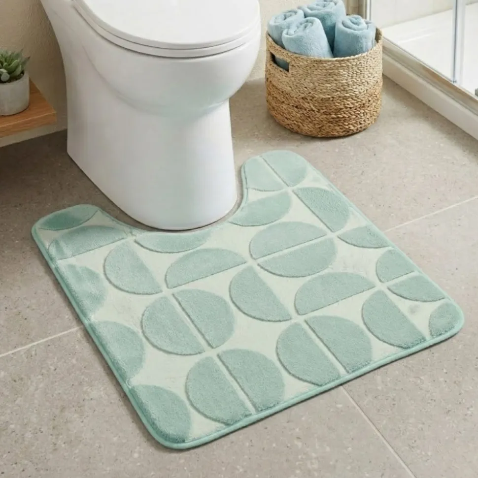 Mata pod WC Roy 45x50 cm zielona