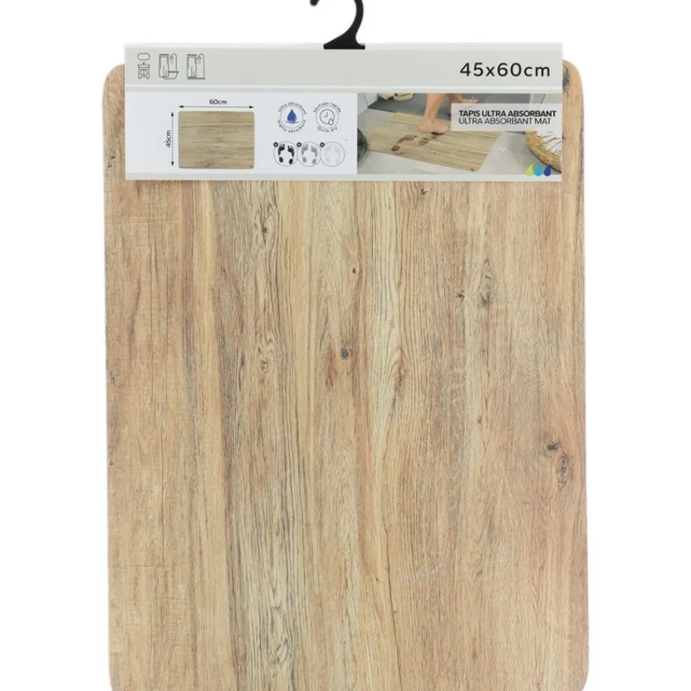 Mata łazienkowa absorbująca wodę 45x60 cm beżowa * TENDANCE New