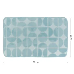 Mata łazienkowa Roy 50x80 cm niebieska * TENDANCE New