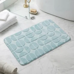 Mata łazienkowa Roy 50x80 cm niebieska * TENDANCE New