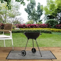 Mata pod barbecue podkład pod grill 100x120 cm * HowHomely Sale