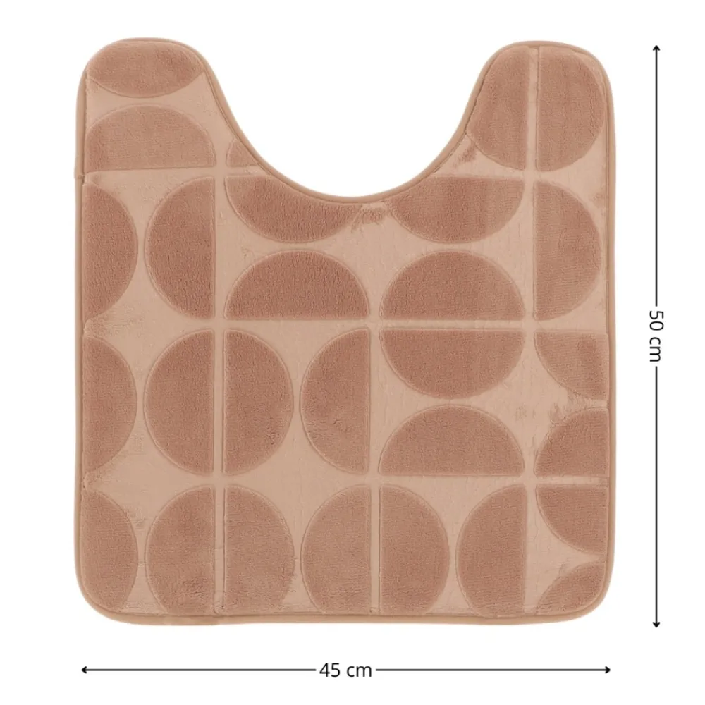 Mata pod WC Roy 45x50 cm cappuccino * TENDANCE New