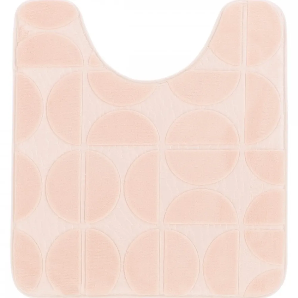 Mata pod WC Roy 45x50 cm pudrowy róż * TENDANCE