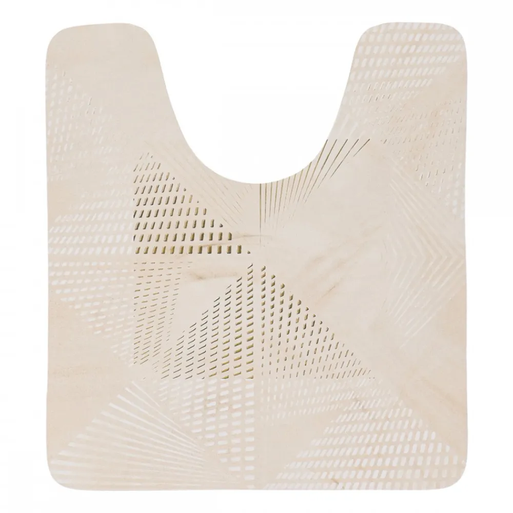 Mata pod WC Velo 45x50 cm beżowy marmur * TENDANCE New