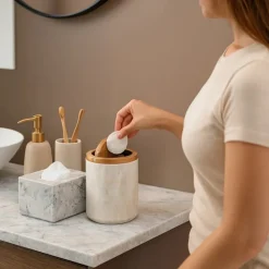 Mały kosz na śmieci 1,5L beżowy Como