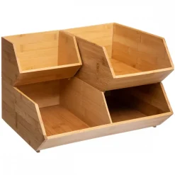 Mały organizer bambusowy