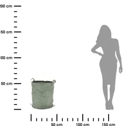 Mały składany worek ogrodowy na liście h49 cm