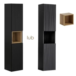 Meble łazienkowe Rilla Black z umywalką * HowHomely Clearance
