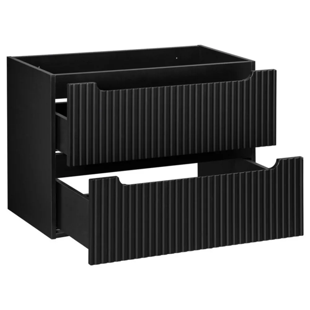 Meble łazienkowe Rilla Black z umywalką * HowHomely Clearance