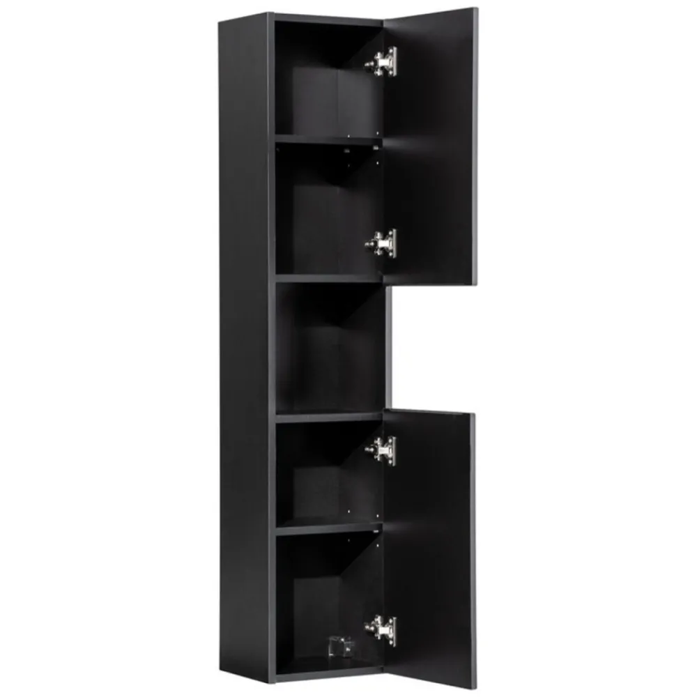 Meble łazienkowe Rilla Black z umywalką * HowHomely Clearance
