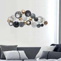 Metalowa ozdoba ścienna 93x43 cm