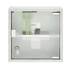Metalowa apteczka ścienna biała * Storage Solutions Hot