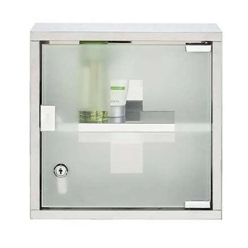 Metalowa apteczka ścienna biała * Storage Solutions Hot