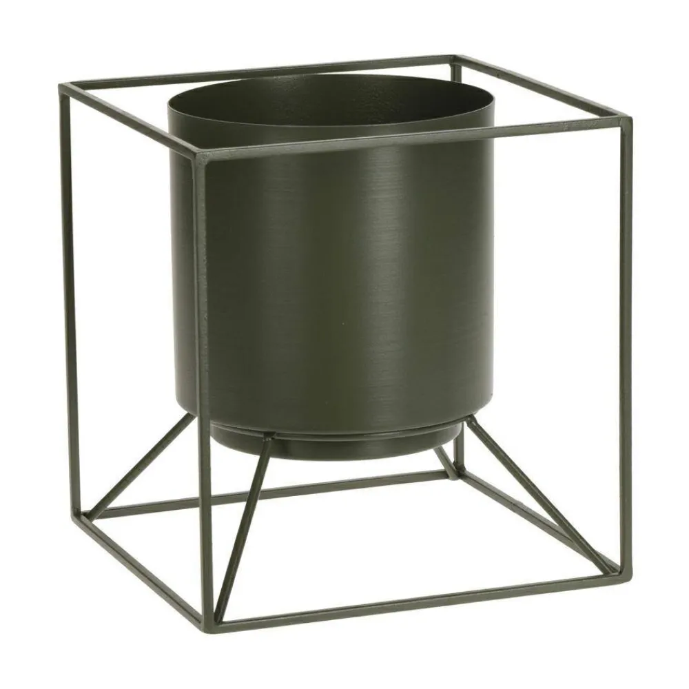 Metalowa donica na stojaku 18 cm * Outlet